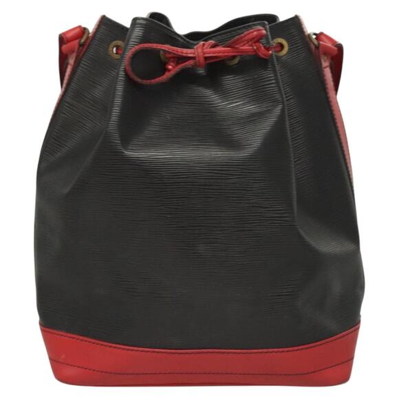 LOUIS VUITTON Epi Noe Shoulder Bag Bicolor Black Red M44017 - Picture 2 of 13